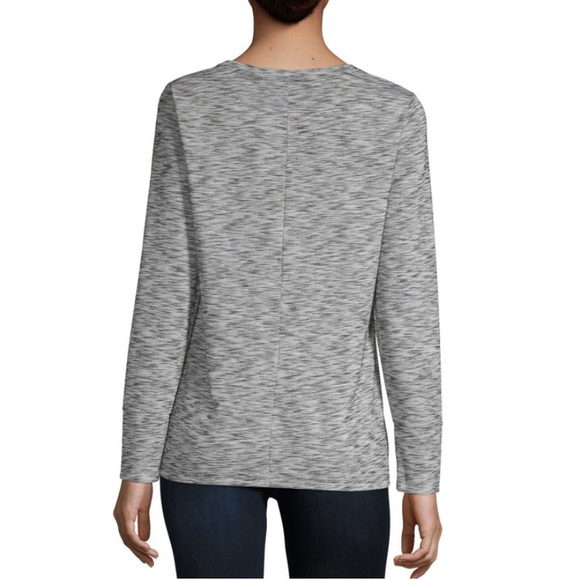 NWT a.n.a Round Neck Long Sleeve Knit Tee - Picture 3 of 4